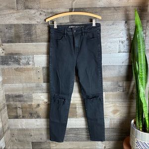 American Eagle ripped super hi-rise jegging